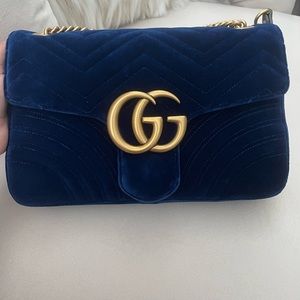 Gucci Medium Velvet Marmont Bag